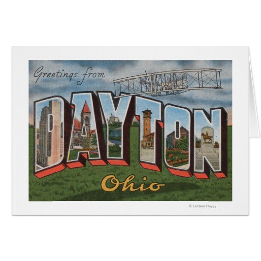 Dayton, Ohio (Wright Brothers Plane) Cards (Front Horizontal)