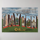 Dayton, Ohio (Wright Brothers Plane) Poster