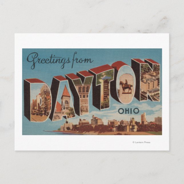 Dayton, OhioLarge Letter ScenesDayton, OH Postcard (Front)