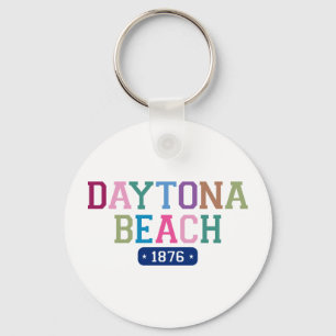 Daytona Beach 1876 Keychain