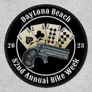 Daytona Beach 82nd Annual Bike Week 2023 Aces Patch