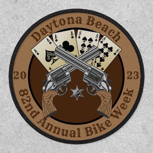 Daytona Beach 82nd Annual Bike Week 2023 Aces Patch