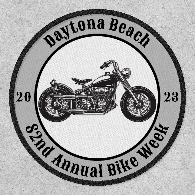 Daytona Beach 82nd Annual Bike Week 2023 Biker Patch (Front)