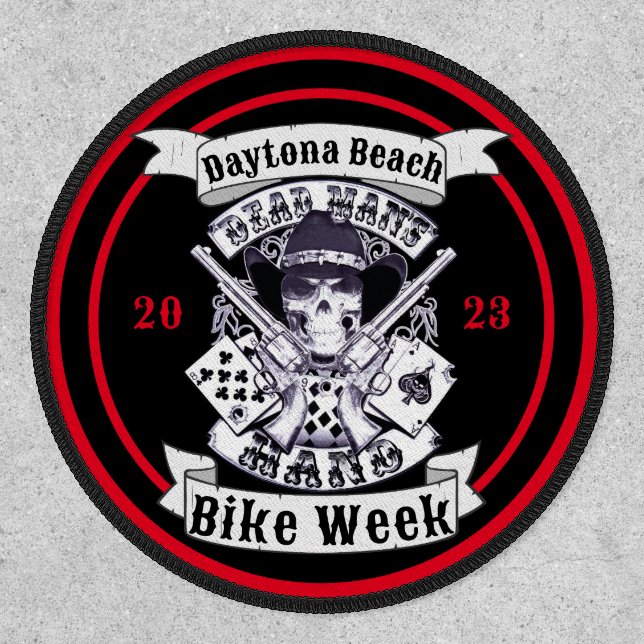 Daytona Beach 82nd Annual Bike Week 2023 Cowboy Patch (Front)