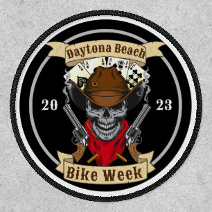 Daytona Beach 82nd Annual Bike Week 2023 Cowboy Patch
