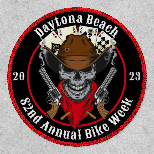 Daytona Beach 82nd Annual Bike Week 2023 Cowboy Patch