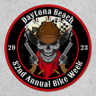 Daytona Beach 82nd Annual Bike Week 2023 Cowboy Patch