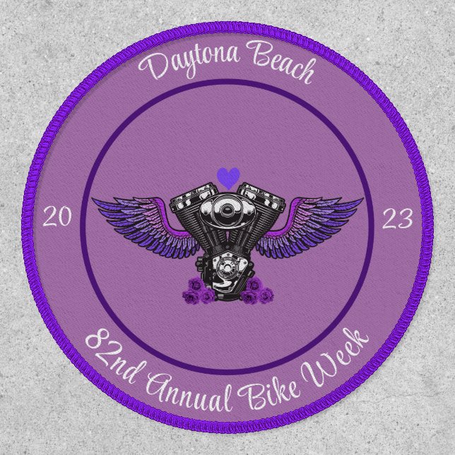 Daytona Beach 82nd Annual Bike Week 2023 Engine  Patch (Front)