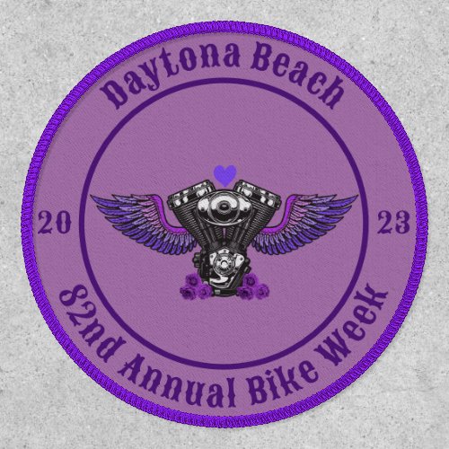 Daytona Beach 82nd Annual Bike Week 2023 Engine Patch