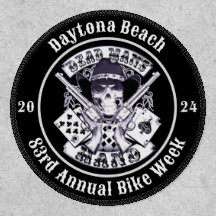 Daytona Beach 83rd Annual Bike Week 2024 Skull