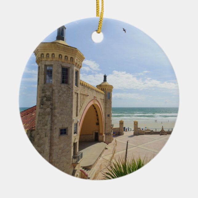 Daytona Beach Bandshell on the Boardwalk Ornament (Front)
