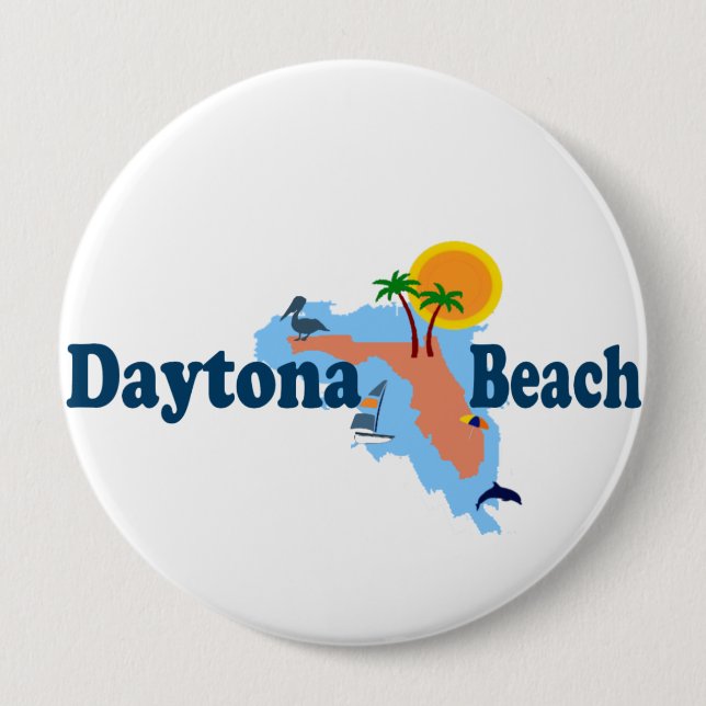 Daytona Beach. Button (Front)