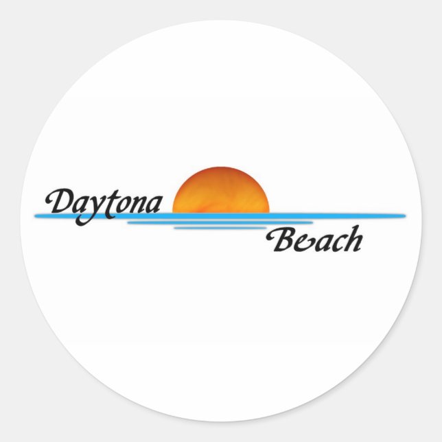 Daytona Beach Classic Round Sticker (Front)