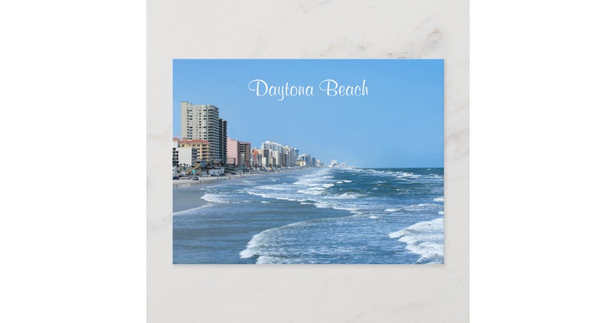 Daytona Beach Coast Post Card | Zazzle