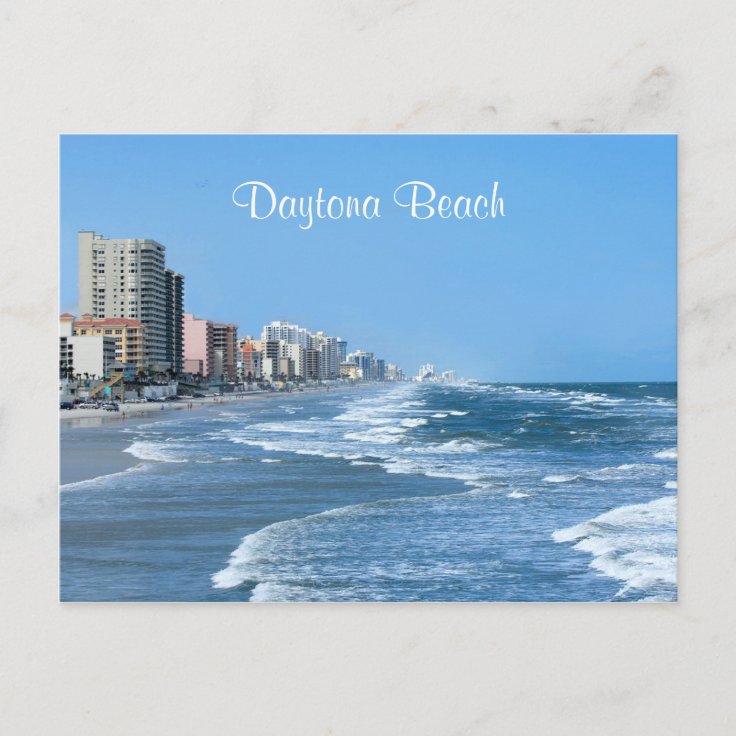 Daytona Beach Coast Post Card Zazzle