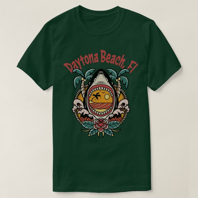 Daytona Beach Florida East Coast Beaches Surf Surf T-Shirt (Design Front)