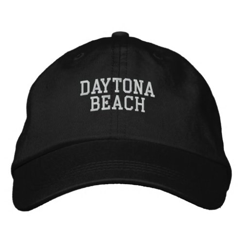 Daytona Beach Florida Embroidered Baseball Hat