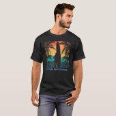 Daytona Beach Florida Fl Palm Tree Surfboard Surfe T-Shirt (Front Full)