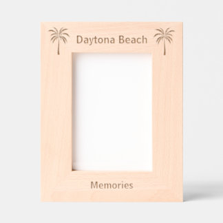 Daytona Beach Florida Laser Engraved frame