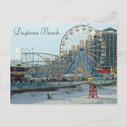 Daytona Beach Florida Photograph Postcard Keepsake