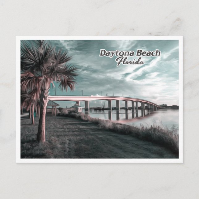 DAYTONA BEACH FLORIDA POSTCARD (Front)