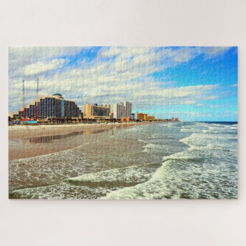 Daytona Beach Florida Seascape Jigsaw Puzzle