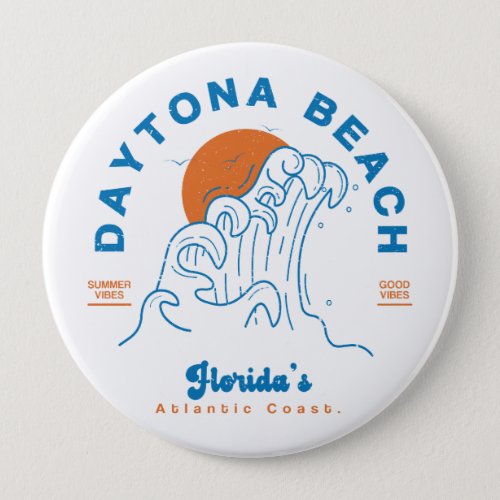 DAYTONA BEACH FLORIDA SUMMER WAVES VACATION BUTTON