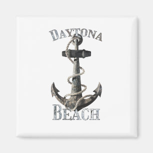 Daytona Beach Florida Vacation Nautical Anchor Magnet
