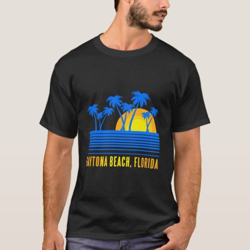 Daytona Beach Florida Vacation Souvenir T_Shirt