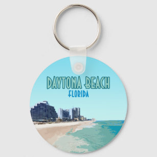 Daytona Beach Florida Vintage Keychain