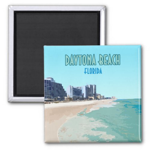 Daytona Beach Florida Vintage Magnet