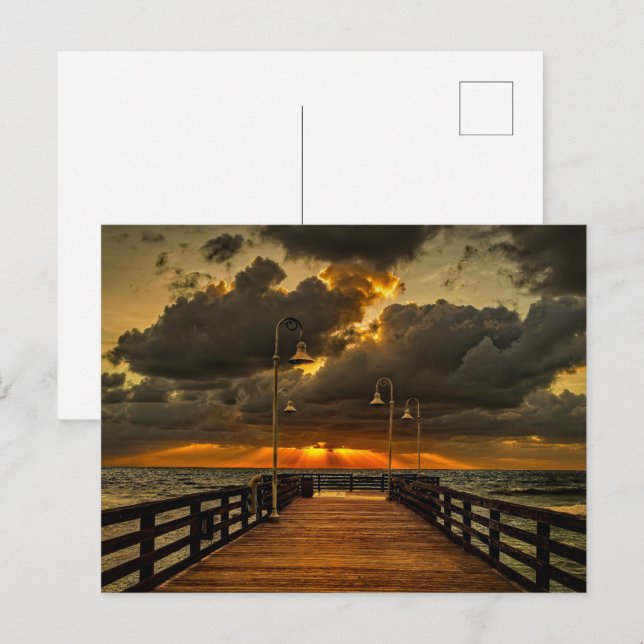 Daytona Beach Pier Postcard (Front/Back)