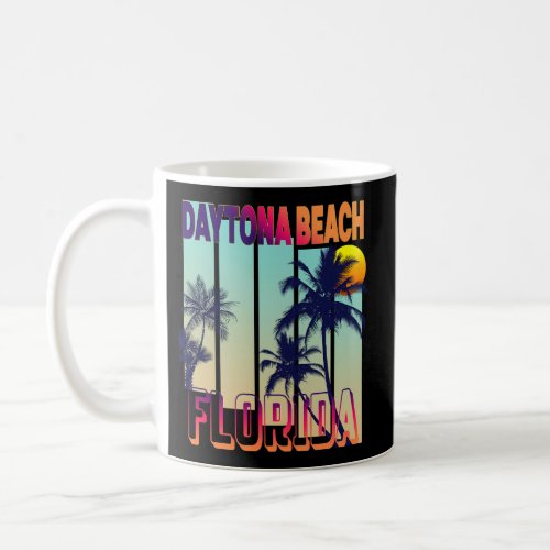 Daytona Beach Style Palm Tree Coffee Mug