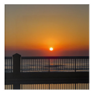 Daytona Beach Sunrise Ocean Acrylic Print