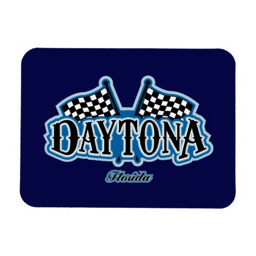 Daytona Flagged Magnet