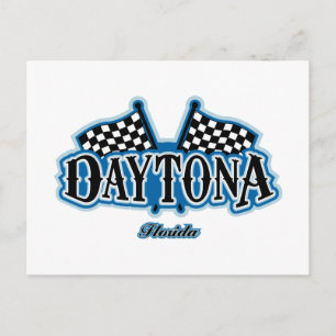 Daytona Flagged Postcard