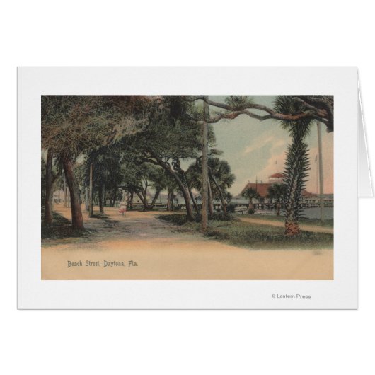 Daytona, Florida - View of Beach Street (Front Horizontal)