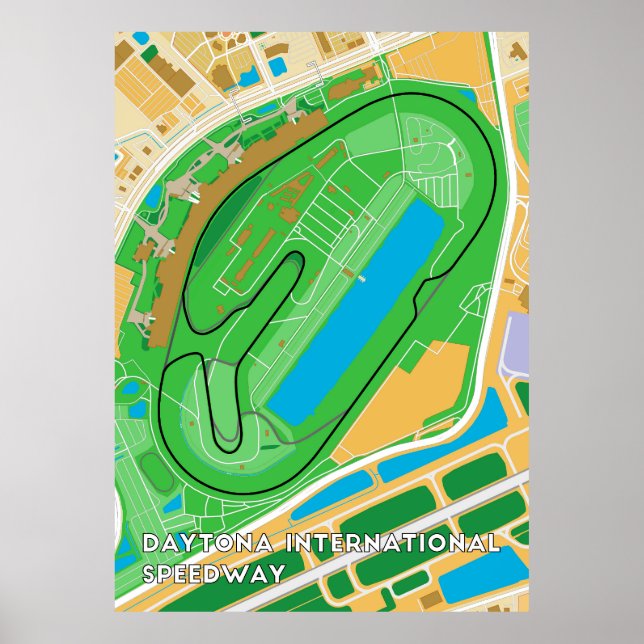 Daytona International Speedway Poster (Front)