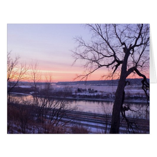 Dayton's Bluff Sunrise Cards (Front Horizontal)