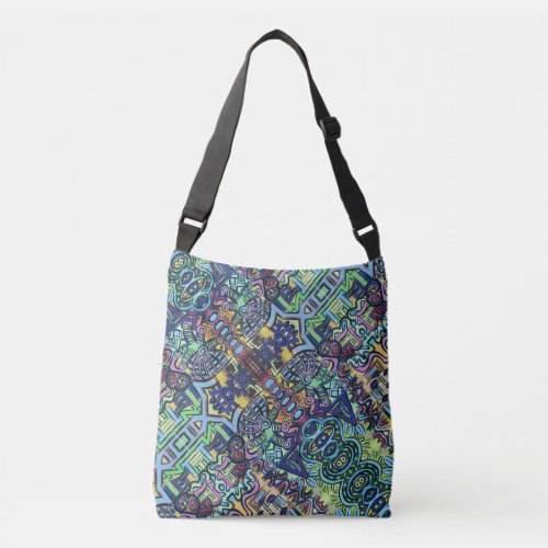 Daytripper-Boho Chic Pattern Crossbody Bag
