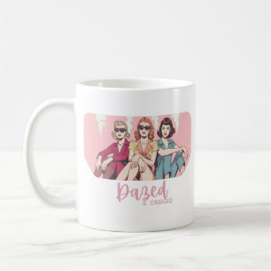 Dazed and Engaged Design Retro Women Bachelorette Coffee Mug