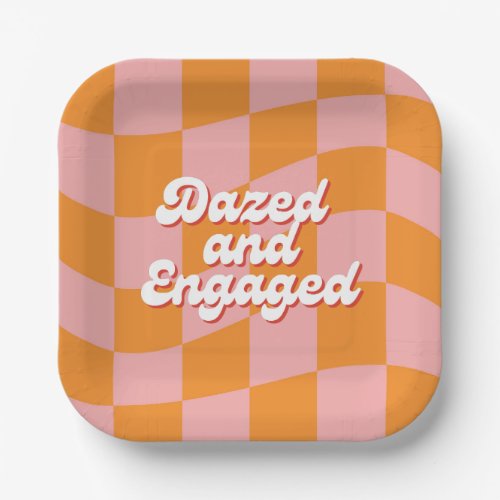 Dazed and Engaged Party Plates