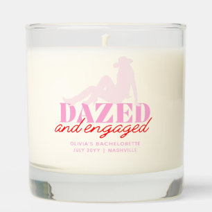 Dazed & Engaged Bachelorette Retro Party Favor Scented Candle