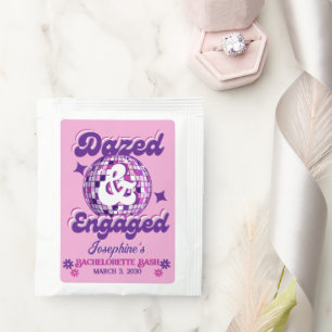 Dazed & Engaged Retro Disco Bachelorette/Bridal Tea Bag Drink Mix