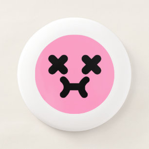 Dazed Pouty Face Light Pink Wham-O Frisbee