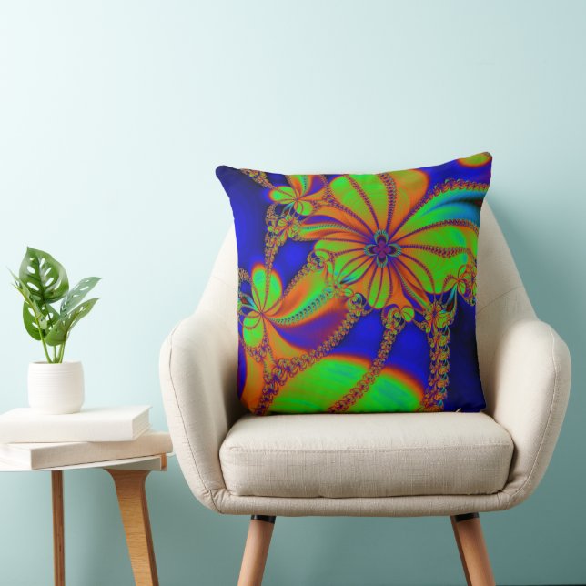 Dazed Throw Pillow (Chair)