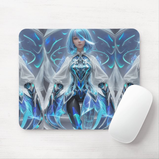 Dazzle and Protect Holographic  Mouse Pad (With Mouse)