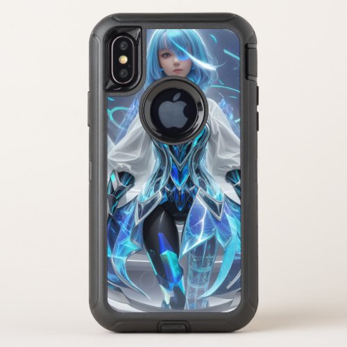 Dazzle and Protect Holographic  OtterBox Defender iPhone X Case