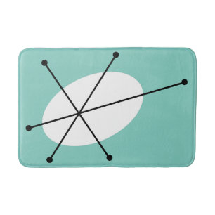 Dazzle Blue bath mat