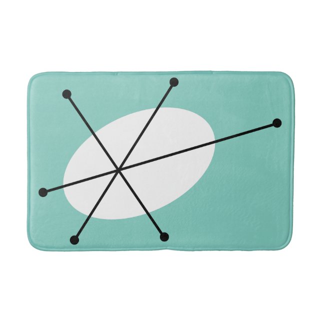 Dazzle Blue bath mat (Front)